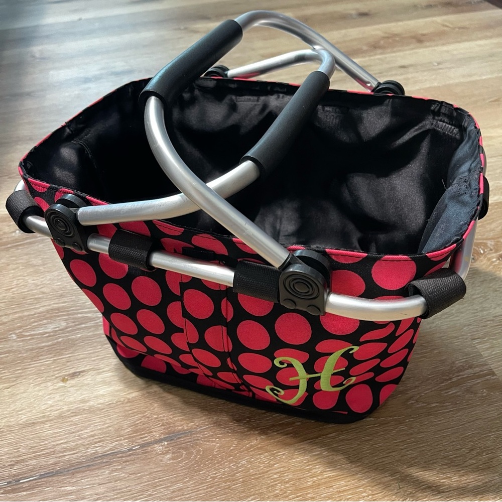 Collapsible Aluminum Frame Initial Embroider Polk… - image 7